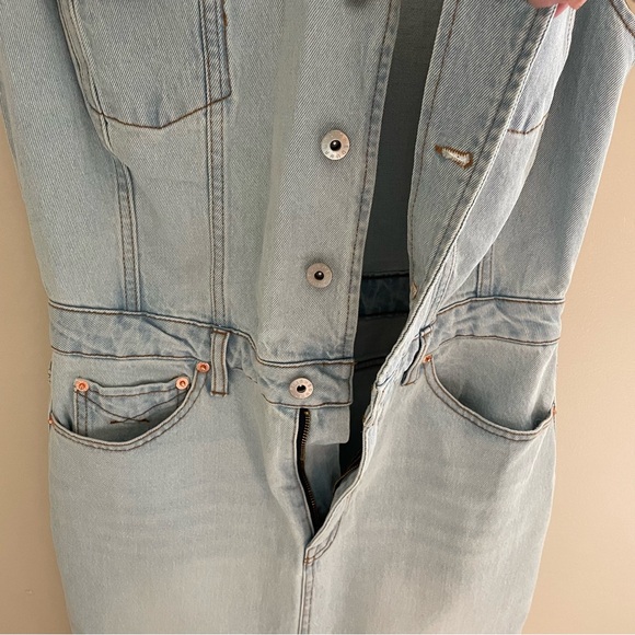 Unpublished Wyatt Trucker Jean Dress. Nwts - Picture 10 of 16